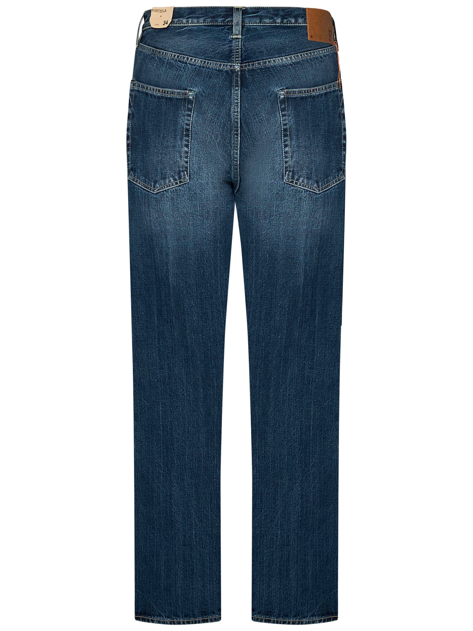 Shop Fortela Unclejohn33 Jeans In Blue