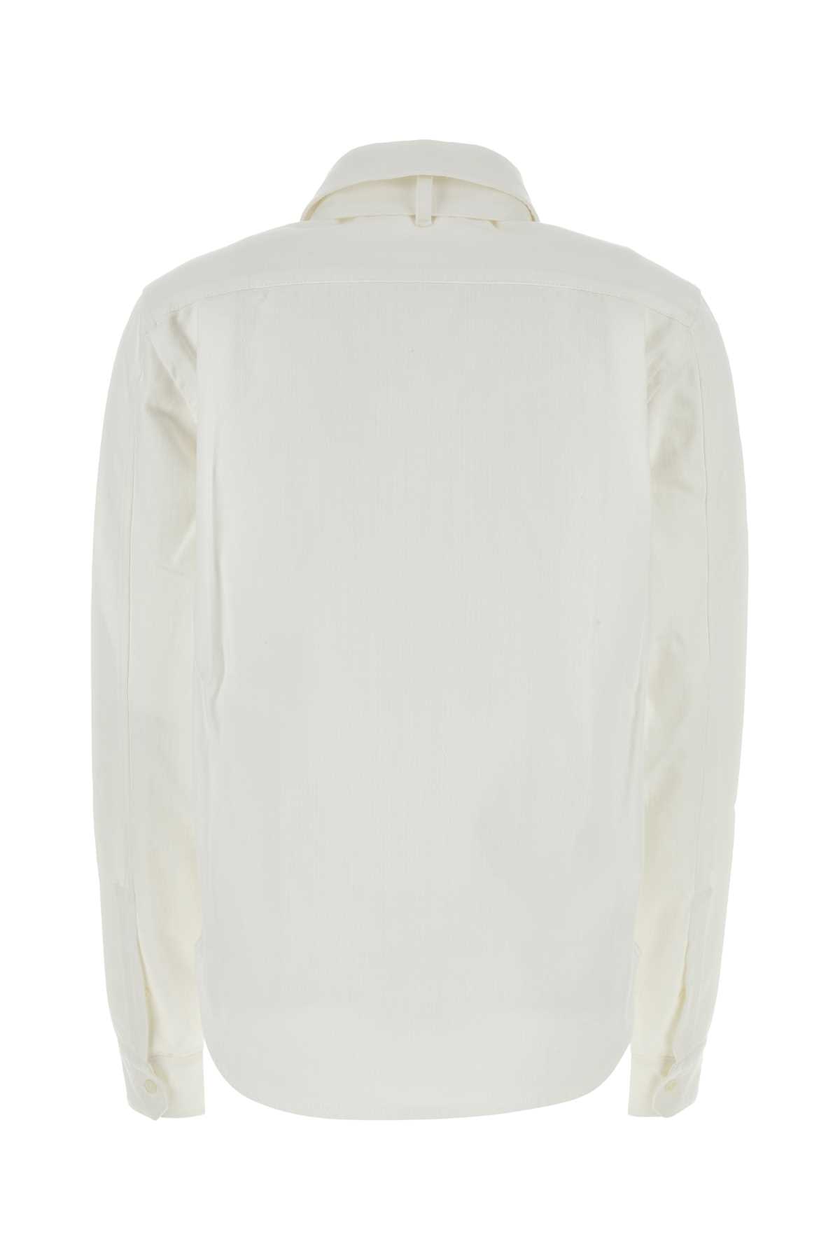 Shop Loewe White Denim Shirt