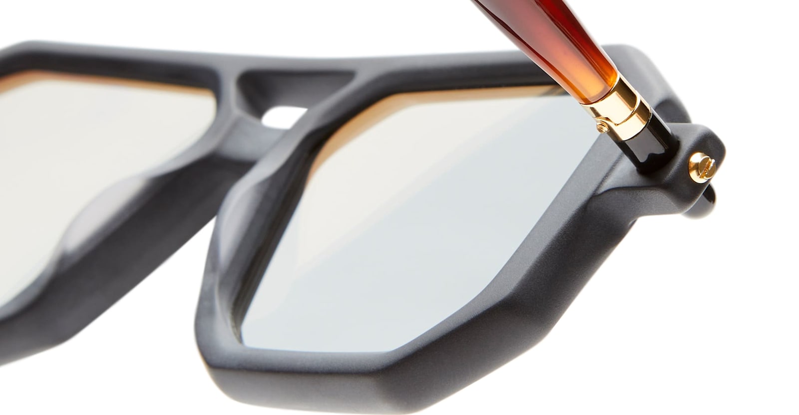 Kuboraum Mask P8 - Black Matte / Havana Sunglasses In Black
