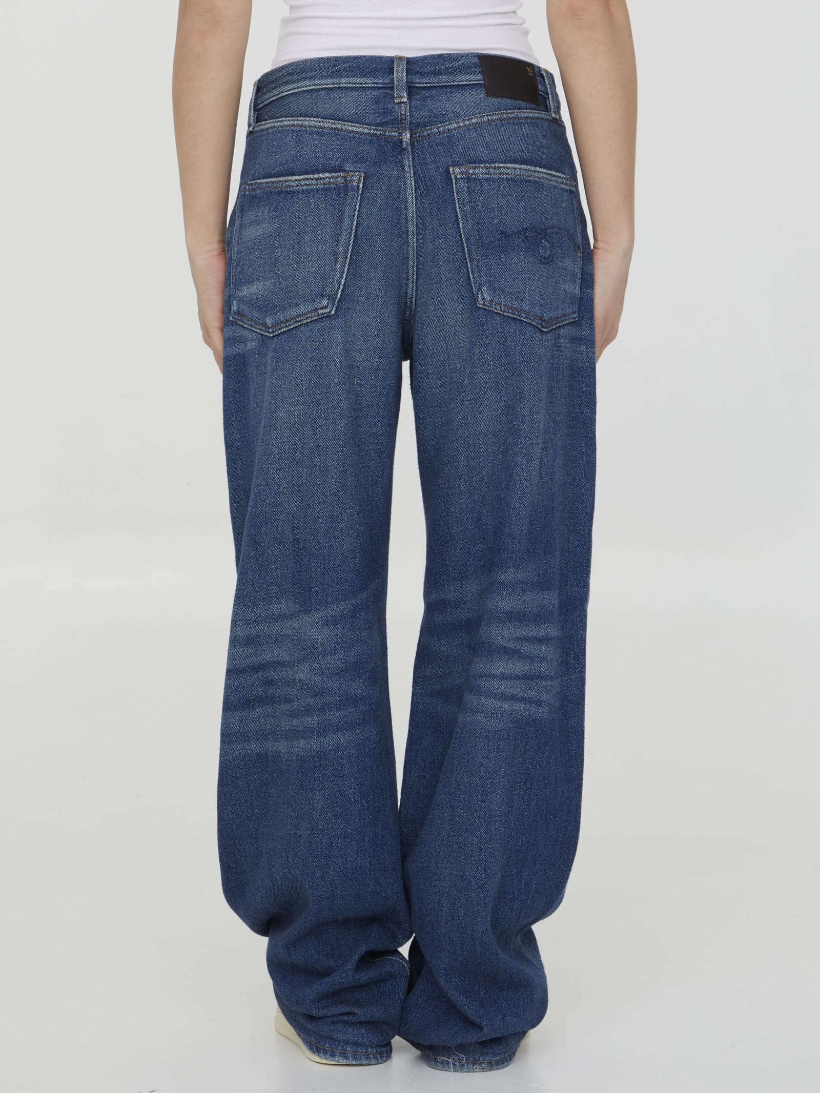 Shop R13 Blue Denim Jeans In Light Blue