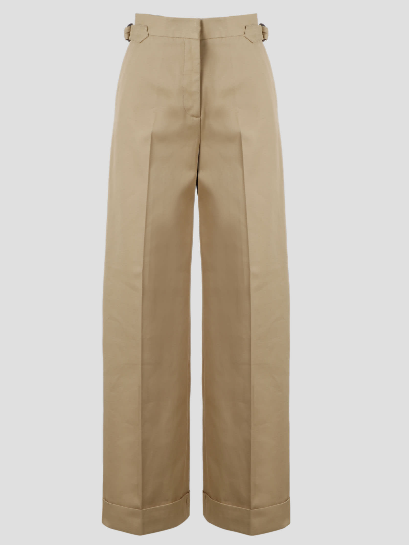 SEE BY CHLOÉ WIDE CUFFED TROUSERS