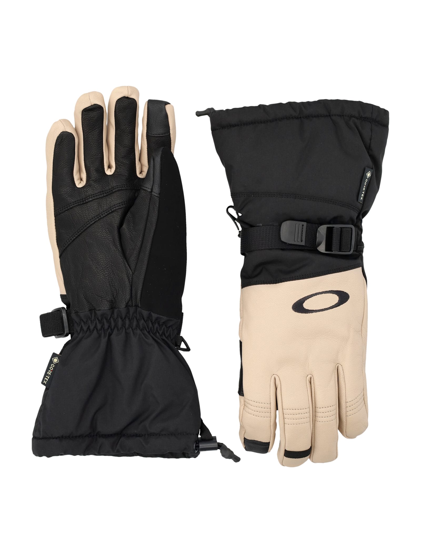 Oakley Ellipse Goatskin Gauntlet Gloves In Humus
