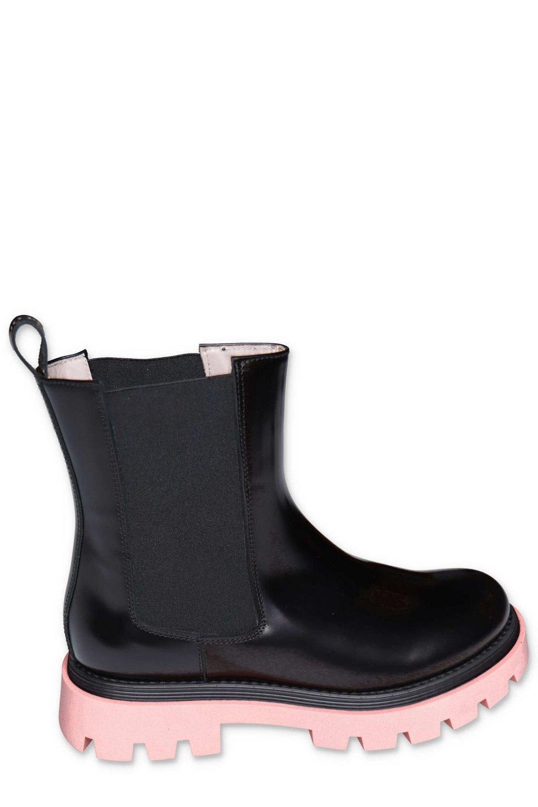 Emilio Pucci Round Toe Ankle Boots
