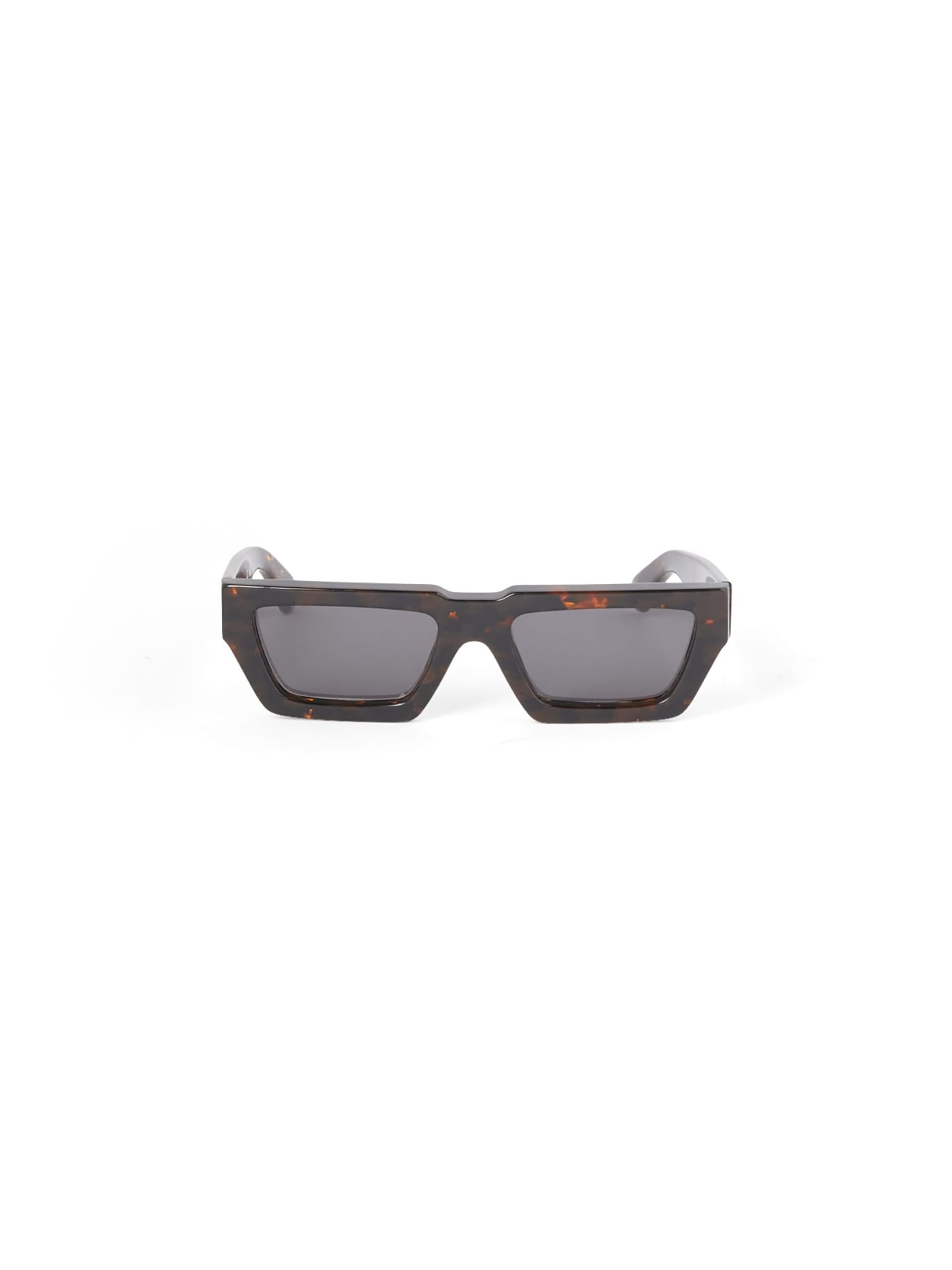 Shop Off-white Oeri129 Manchester Sunglasses Sunglasses In Havana Brown