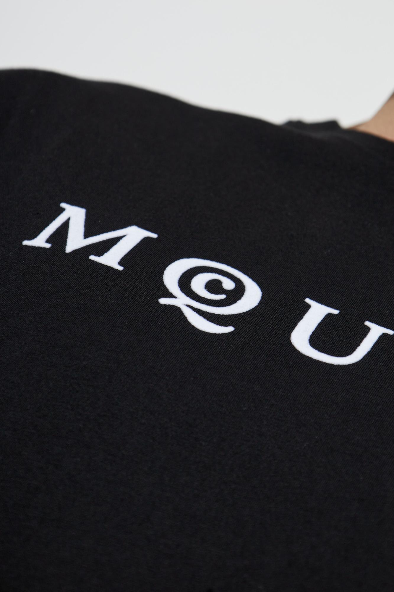 Shop Alexander Mcqueen T-shirt With Logo In Black/white