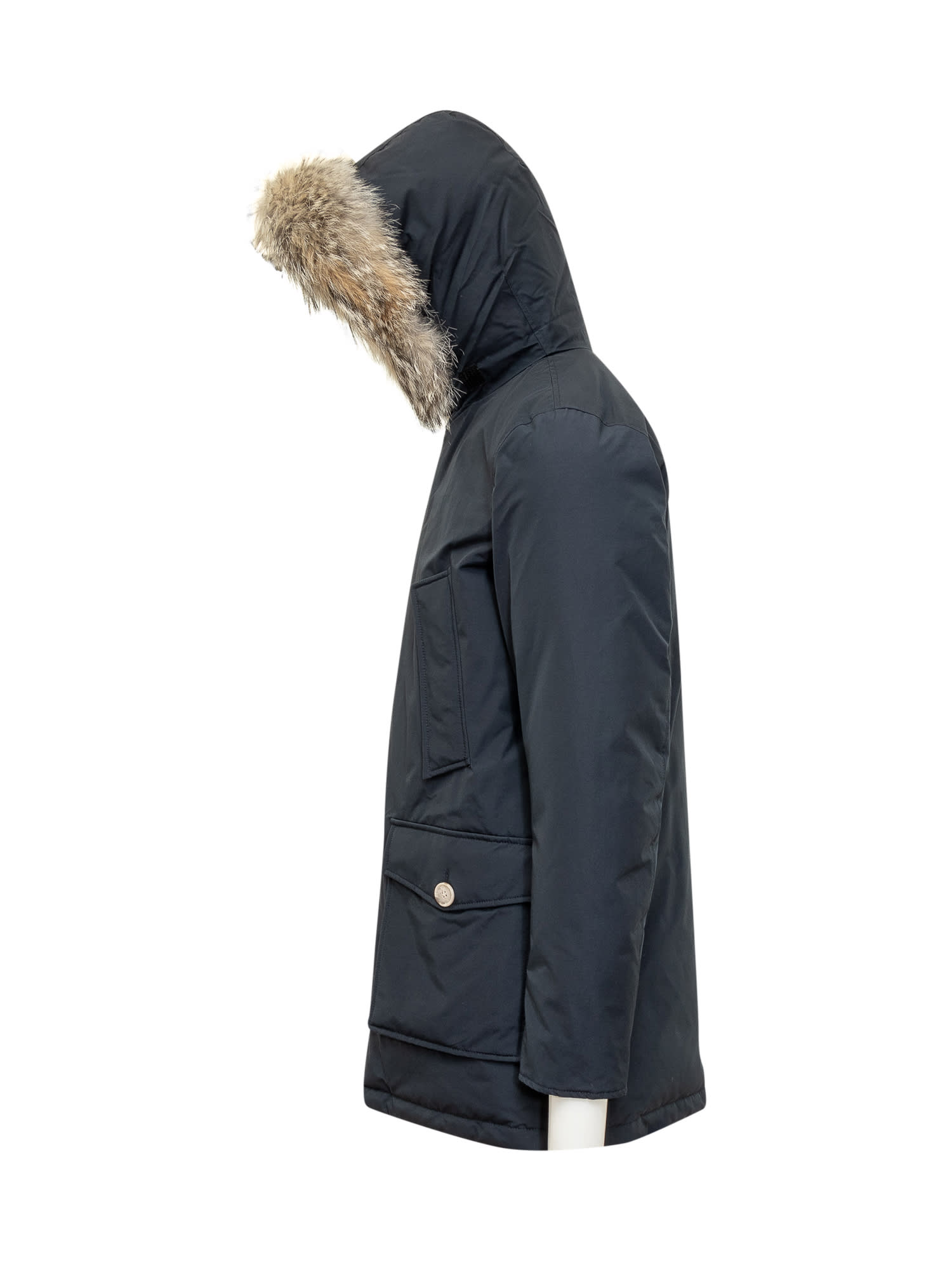 Shop Woolrich Arctic Parka In Blu Scuro