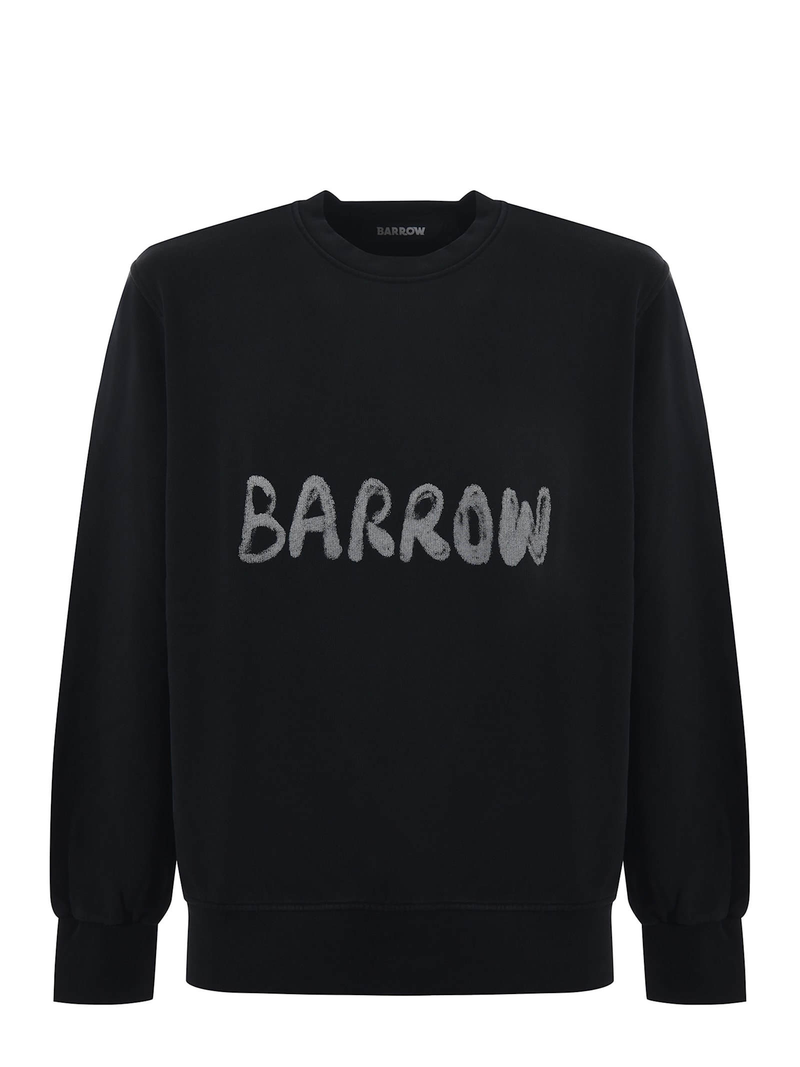 Shop Barrow Sweatshirt In Cotton In Black