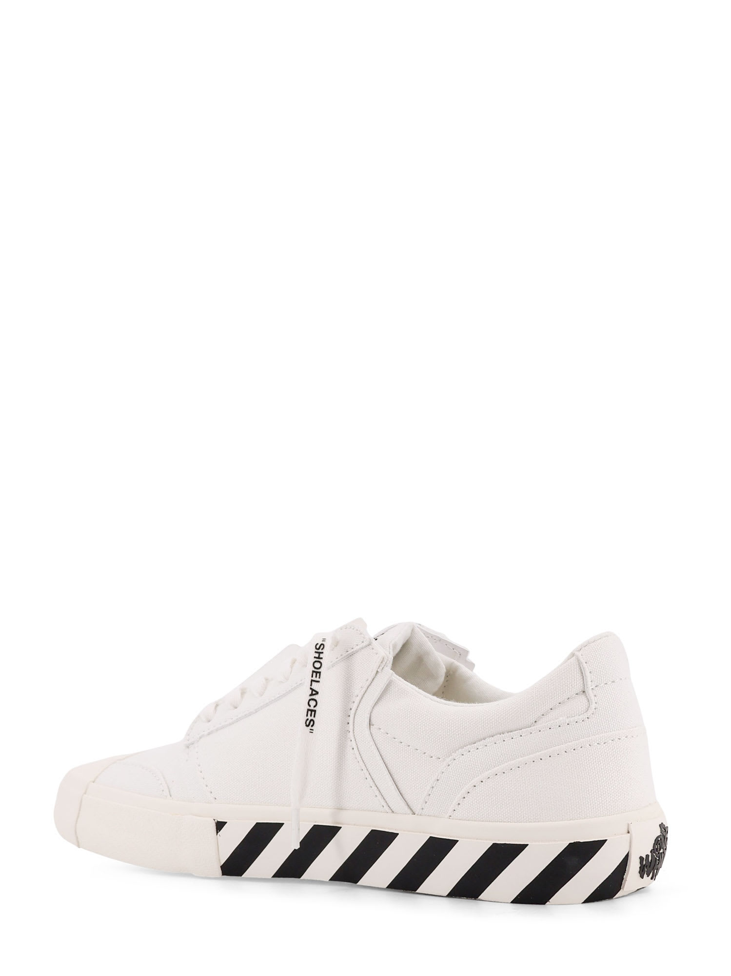 Off-white Vulc Undercut Canvas Low-top Sneakers In White