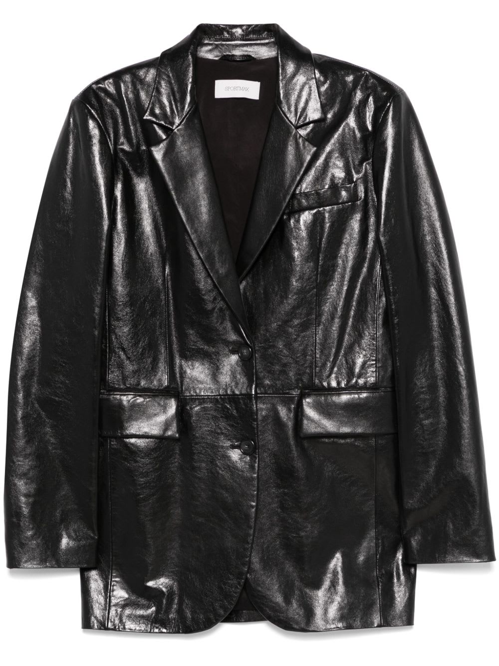 SportMax Leather Jacket