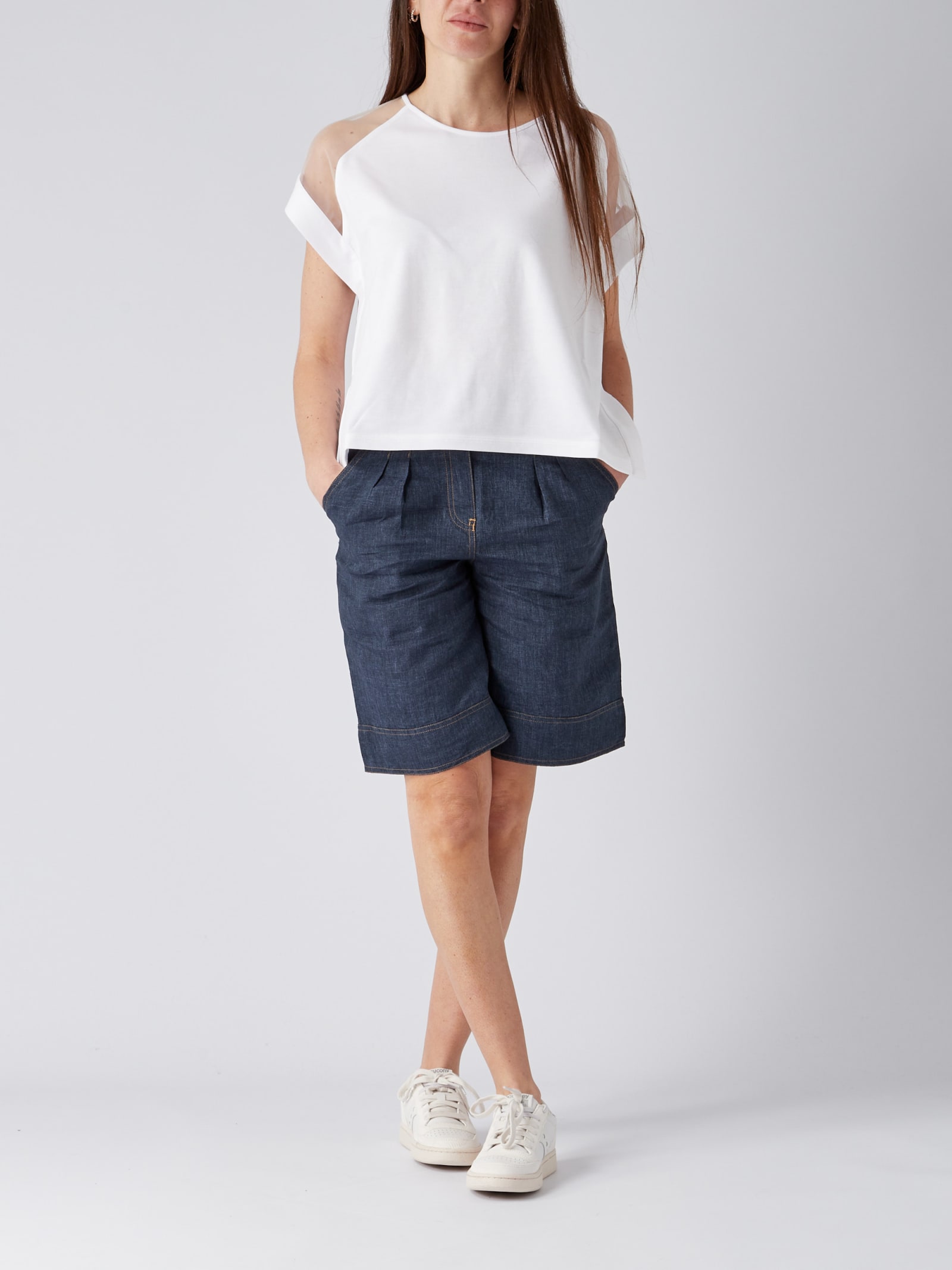 Gran Sasso Linen Shorts