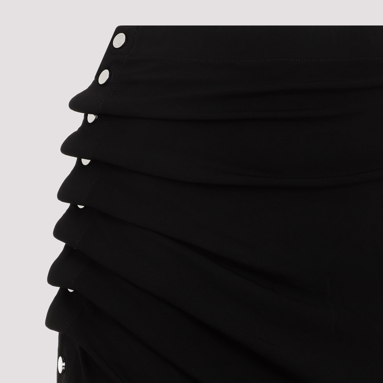 Shop Rabanne Mini Skirt In Black