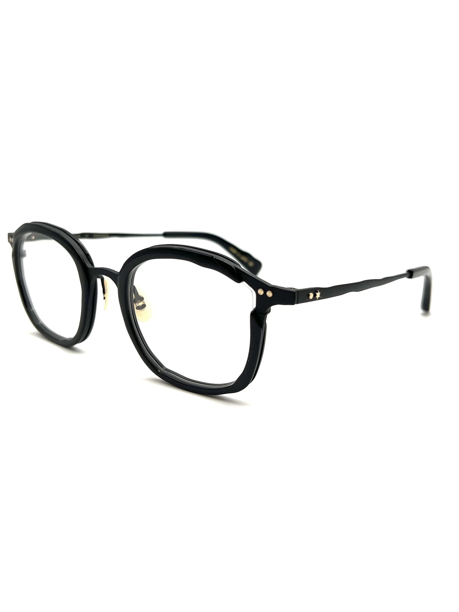 Masahiro Maruyama Mm/0011 No. 8 Eyewear In Black / Black