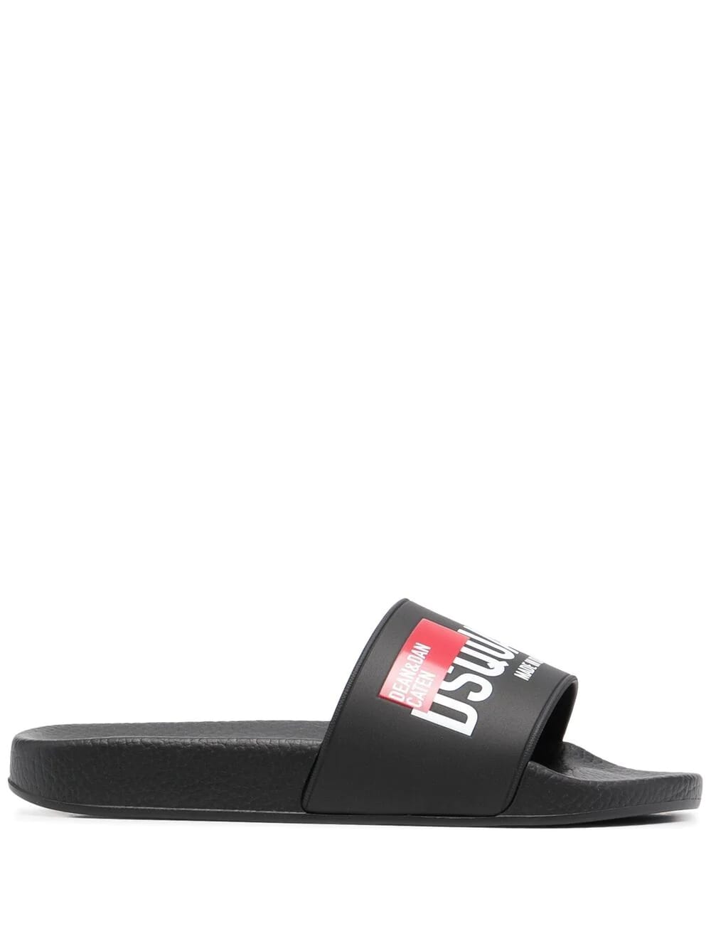 Woman Black Red Tag Dsquared2 Slippers