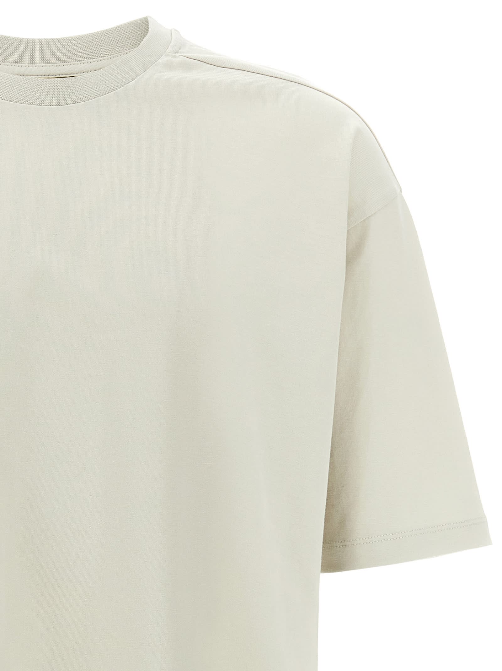 Thom Krom Beige Crew Neck T-shirt In Beige