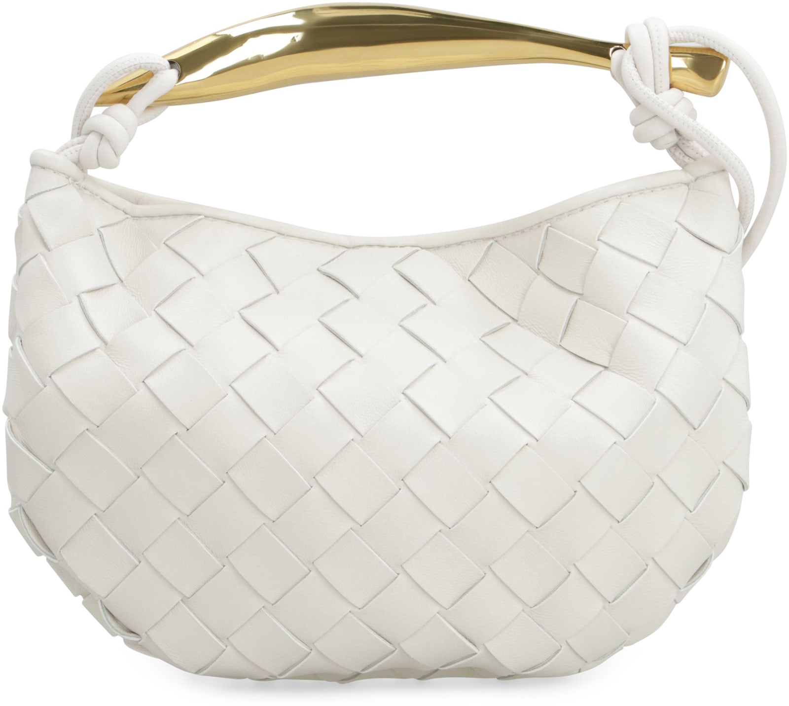 Shop Bottega Veneta Mini Sardine Leather Crossbody Bag