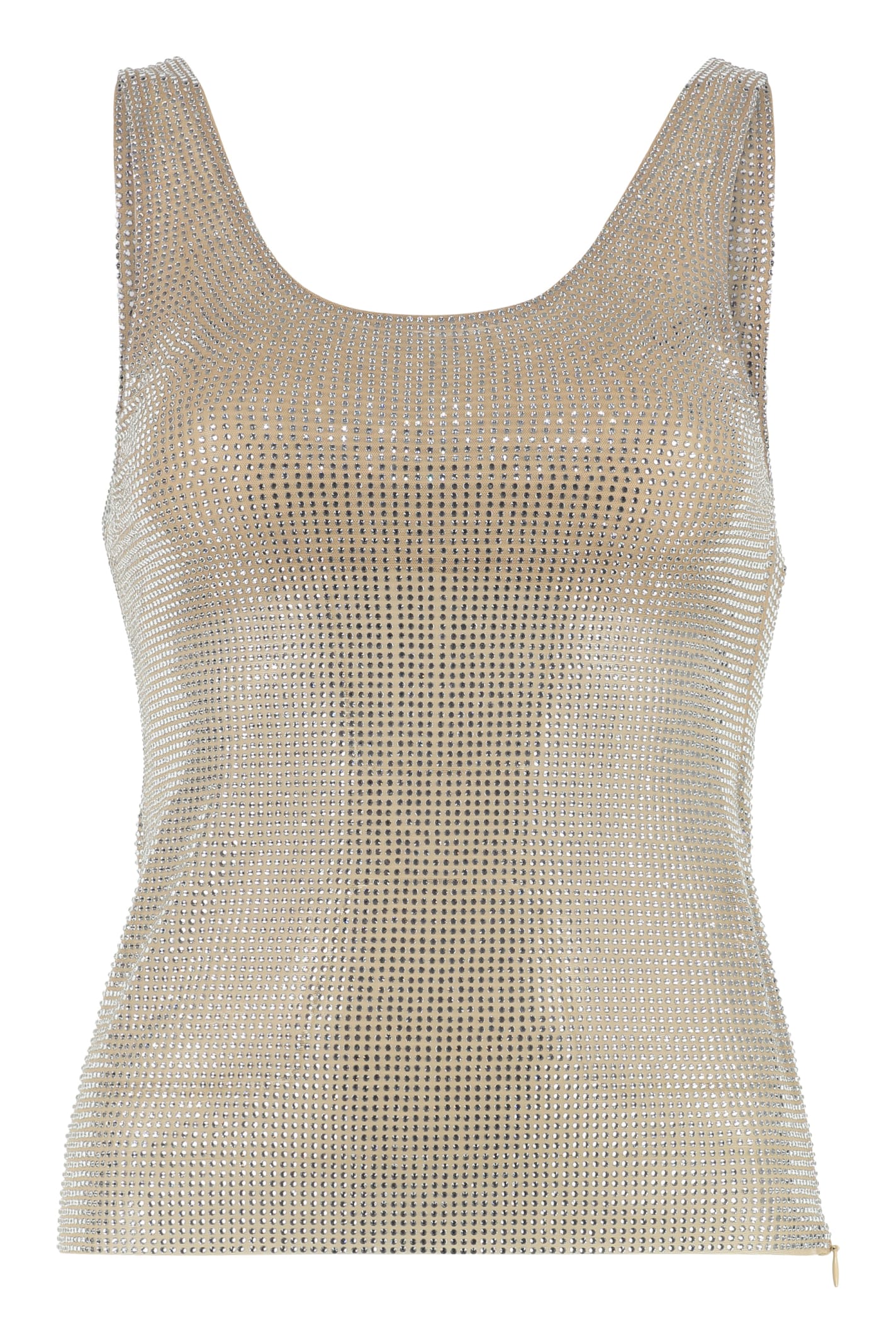 GIUSEPPE DI MORABITO RHINESTONE TANK-TOP