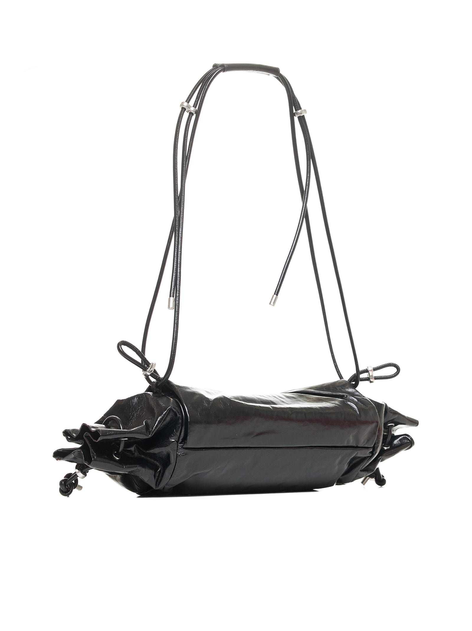 Shop Diesel Shoulder Bag In Black