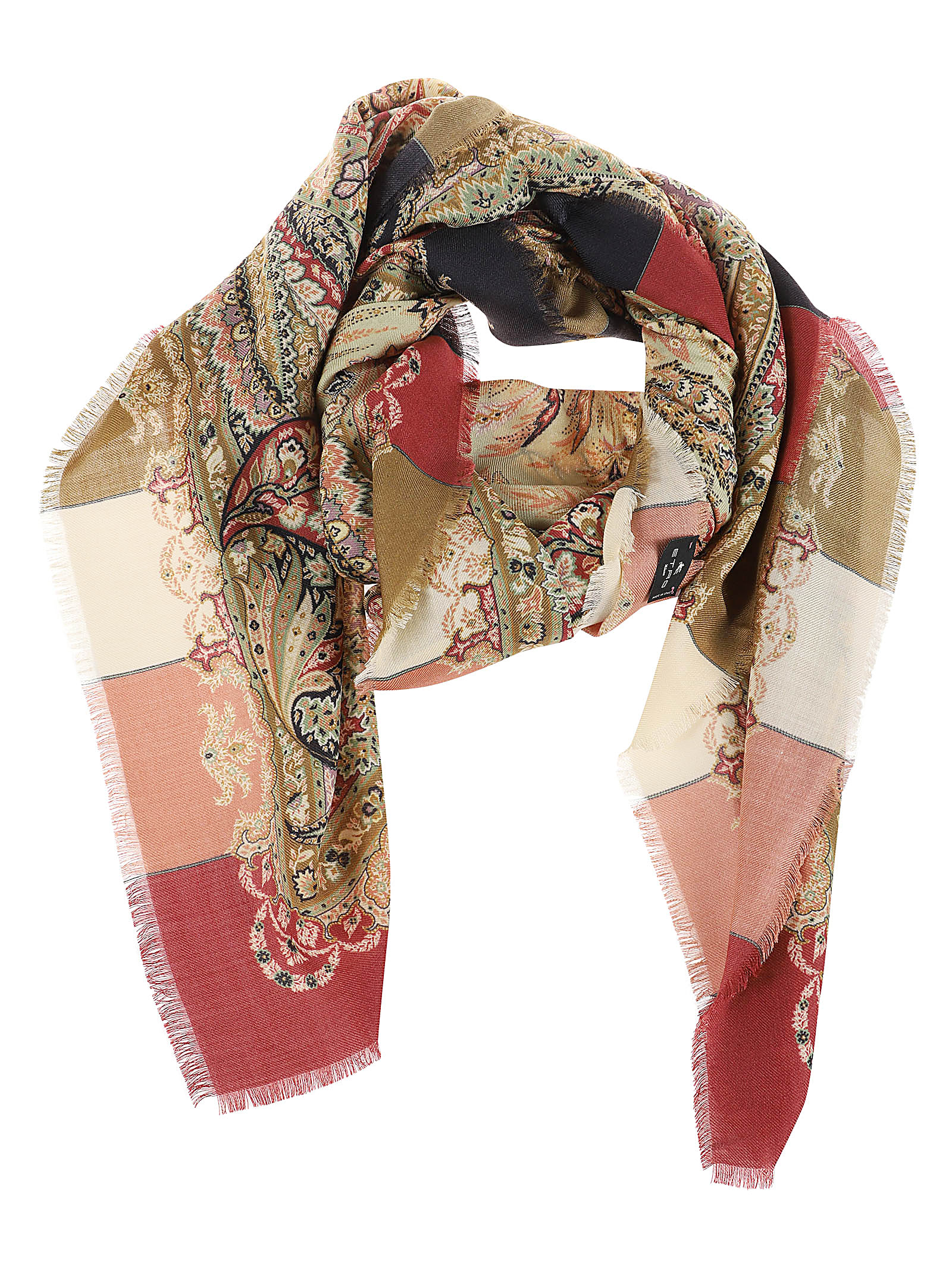 Shop Etro Aida Shawl In Multicolore