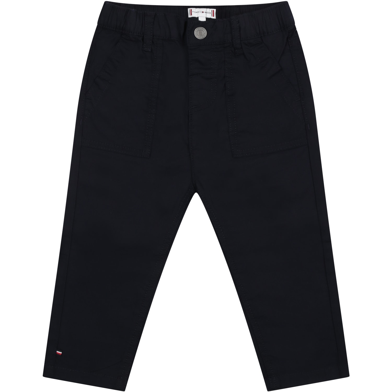 Tommy Hilfiger Blue Trousers For Baby Boy