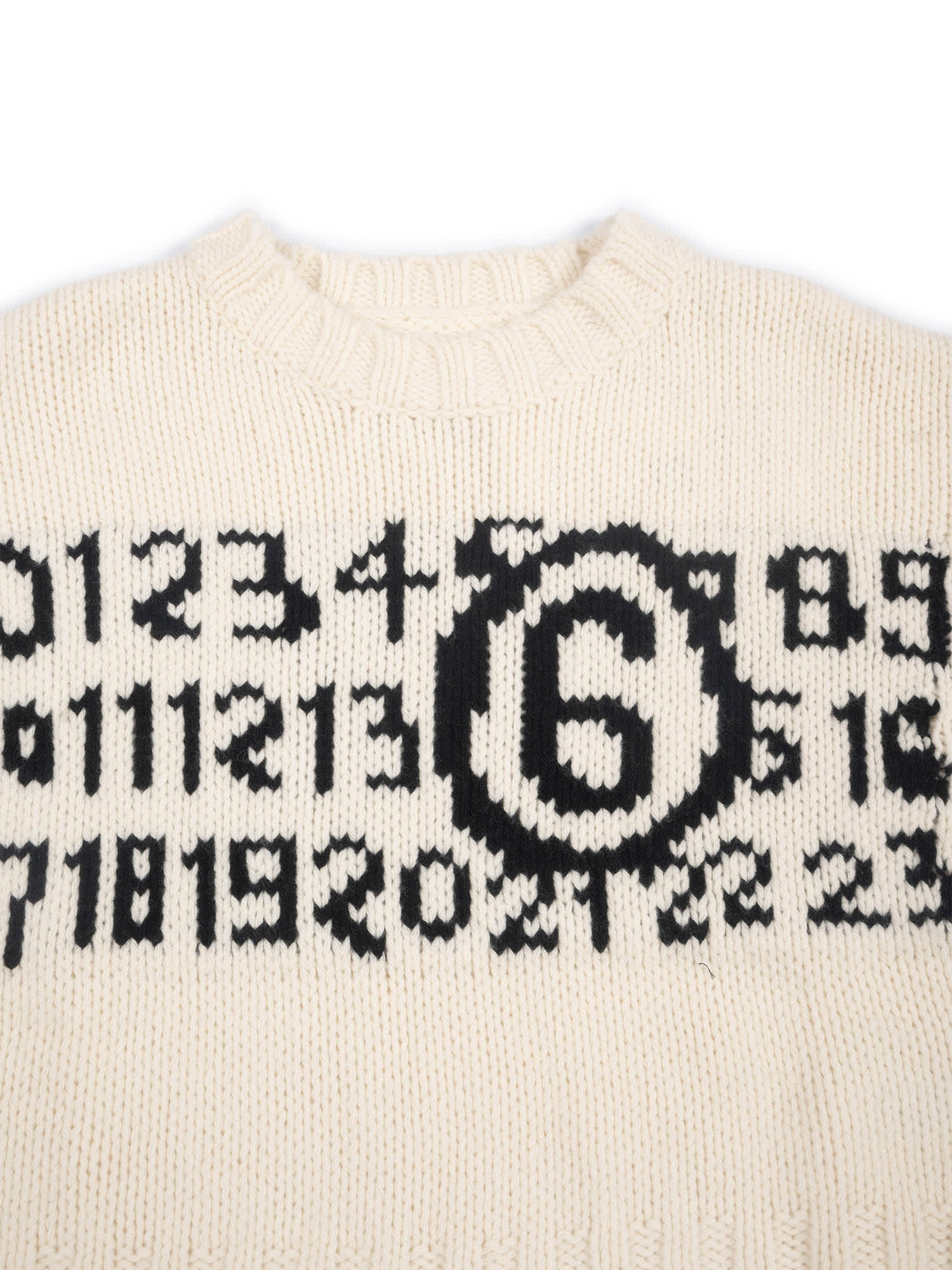 Mm6 Maison Margiela Knitwear In White
