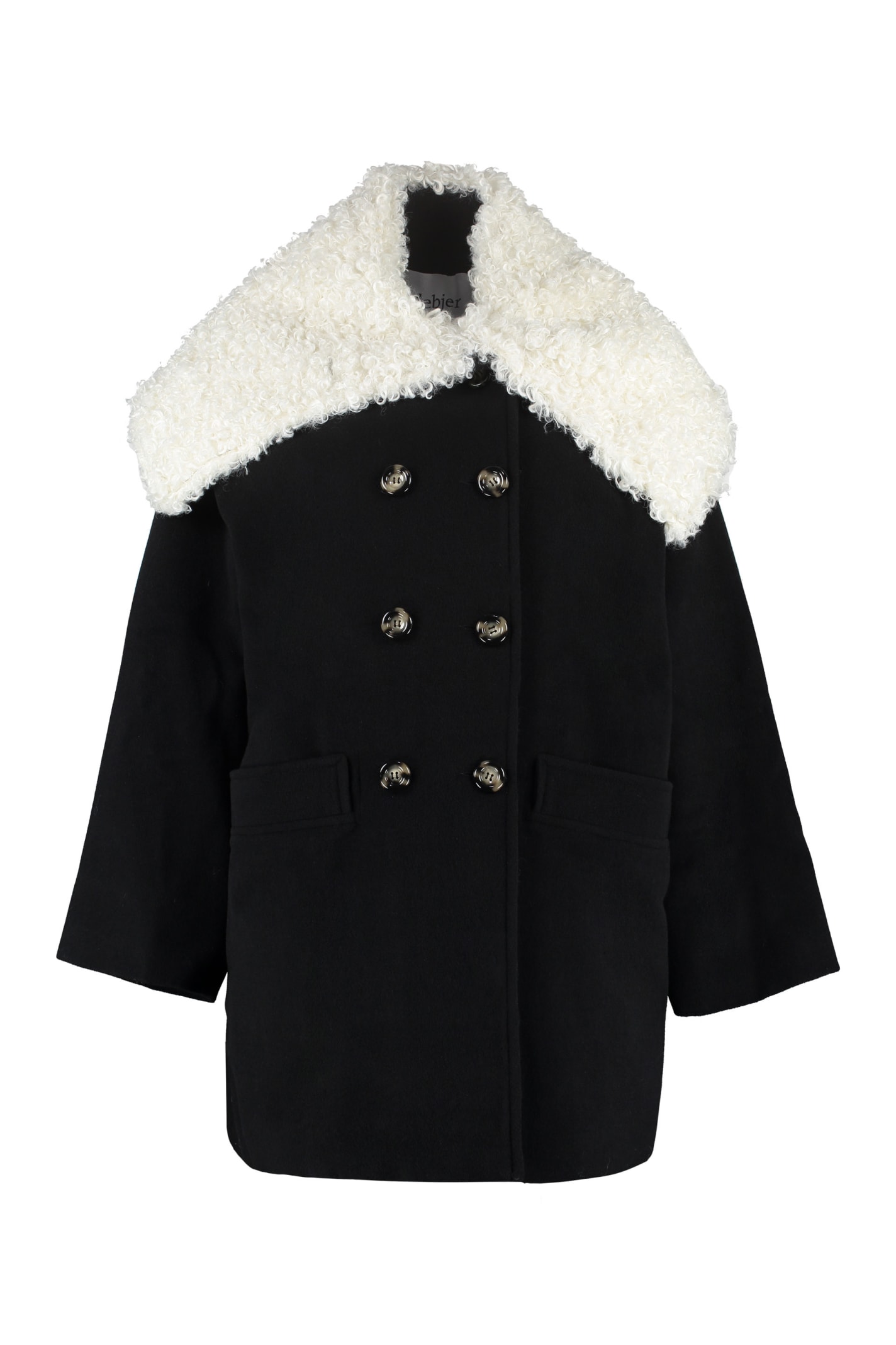 Lainey Double-breasted Wool Coat