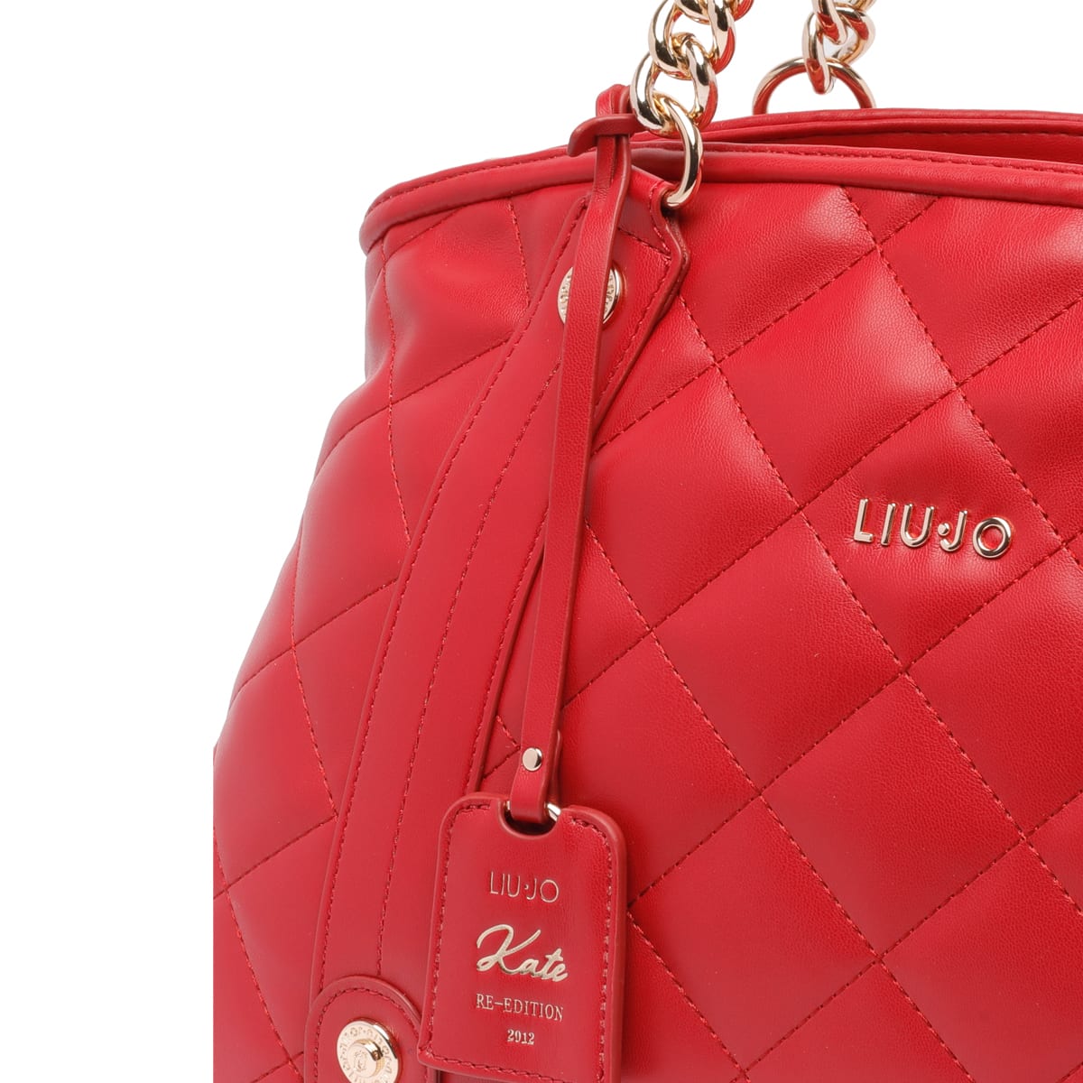 Liu •jo Liu Jo Quilted Cherry Red Bag In Red