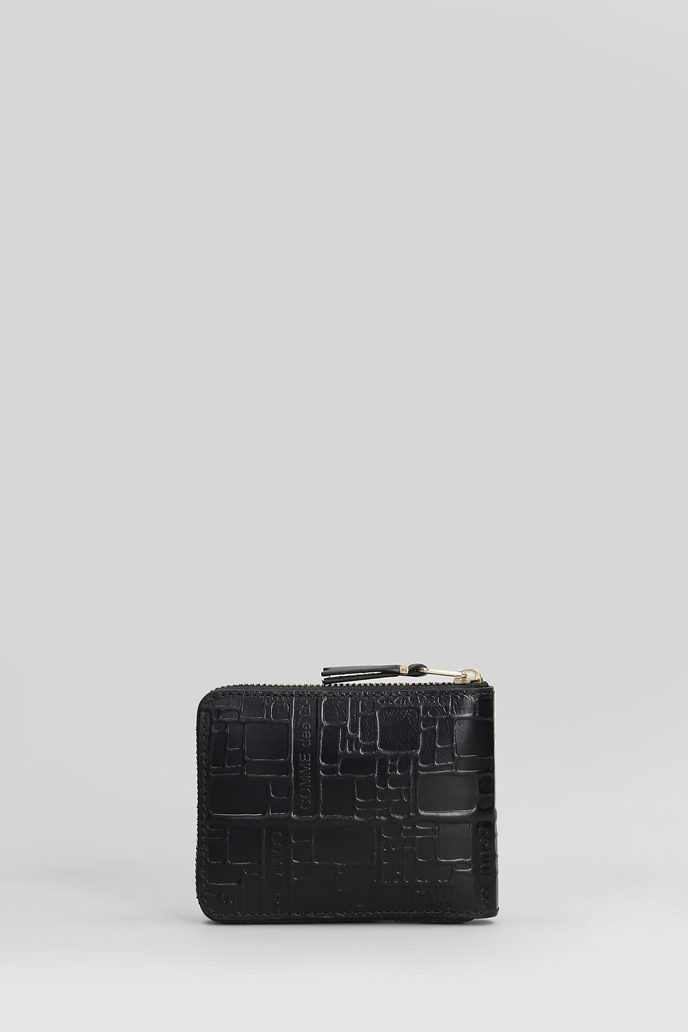 Comme Des Garçons Wallet In Black Leather In Black