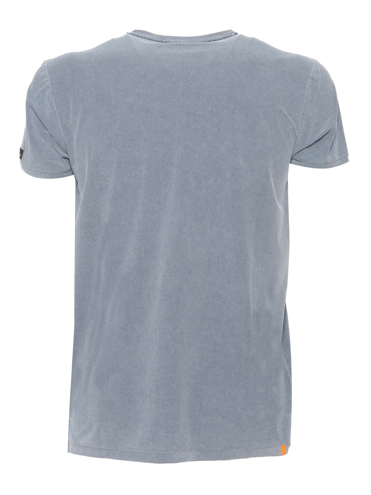 Rrd - Roberto Ricci Design Techno Wash Piqu Shirty In Light Blue
