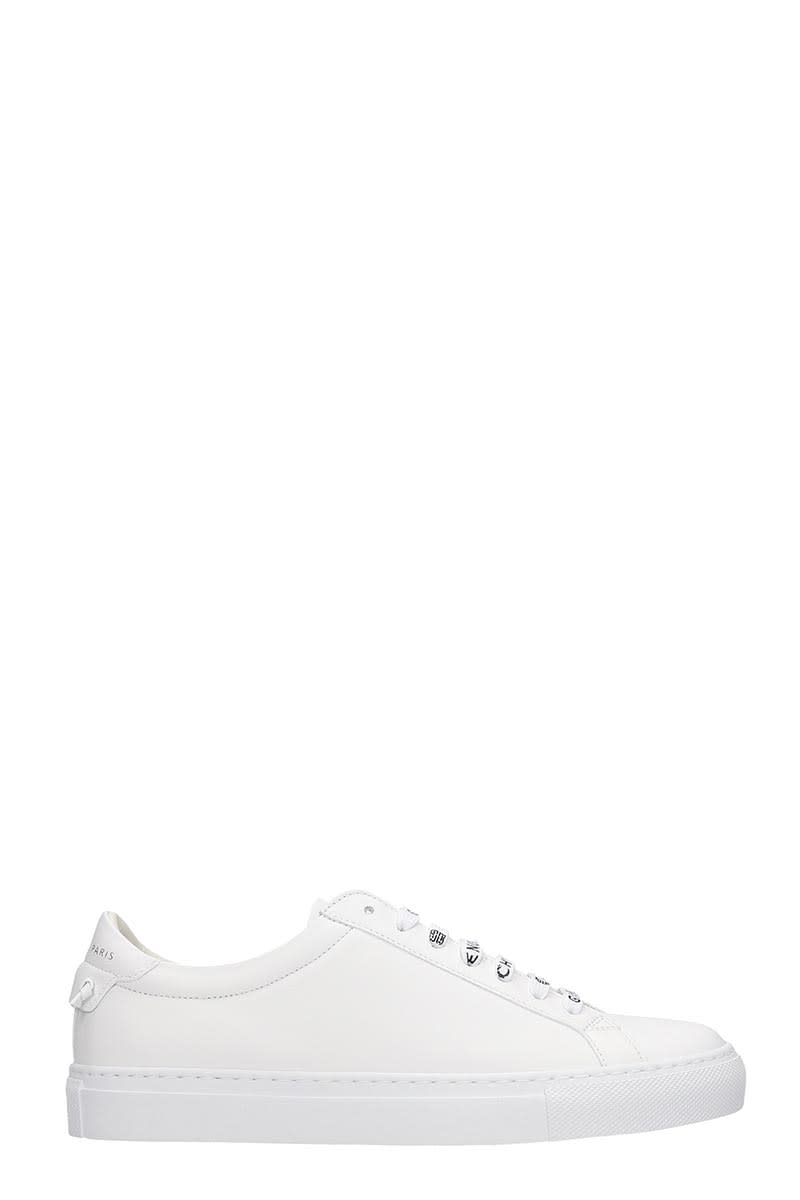 Givenchy Paris Urban Street Sneakers In White And Black In White