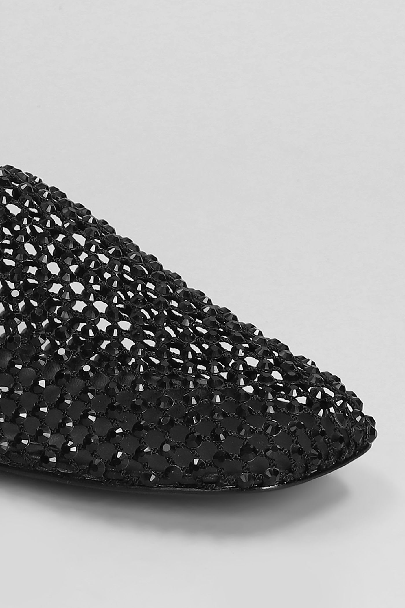 Strategia Ballet Flats In Black Leather In Black