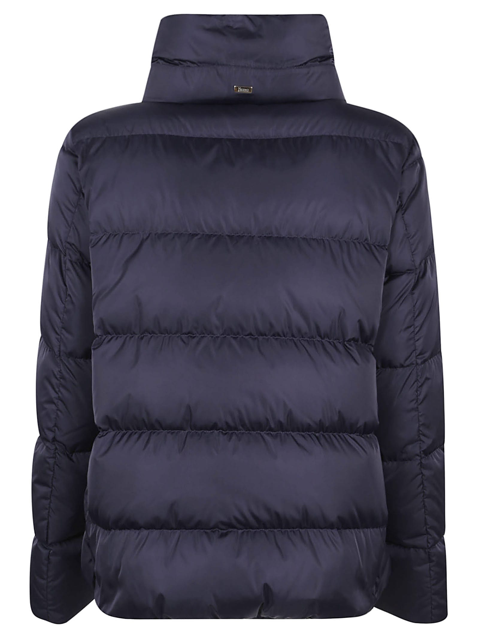 Herno Navy Blue Down Jacket In New Blue
