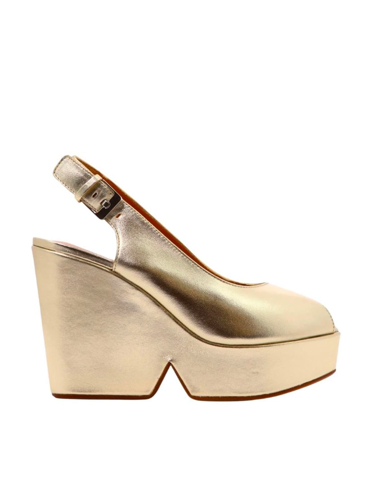 Clergerie "icon" Low Nylon Boot In Gold