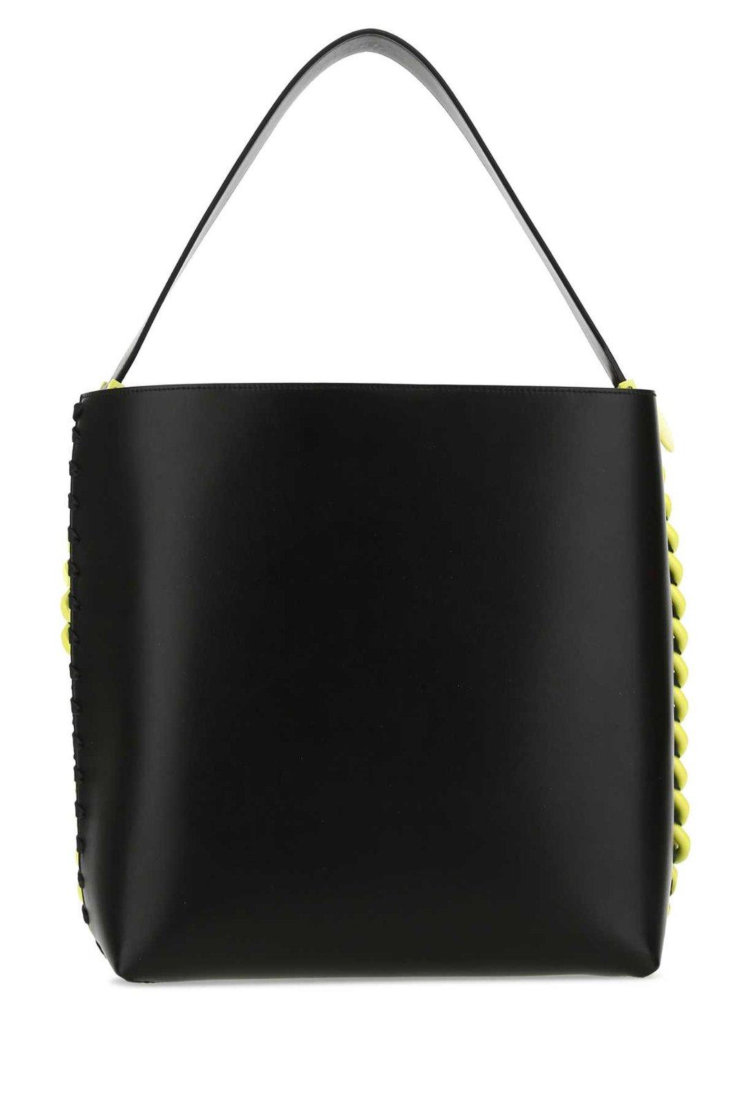 Stella McCartney Frayme Chain-trimmed Top Handle Bag