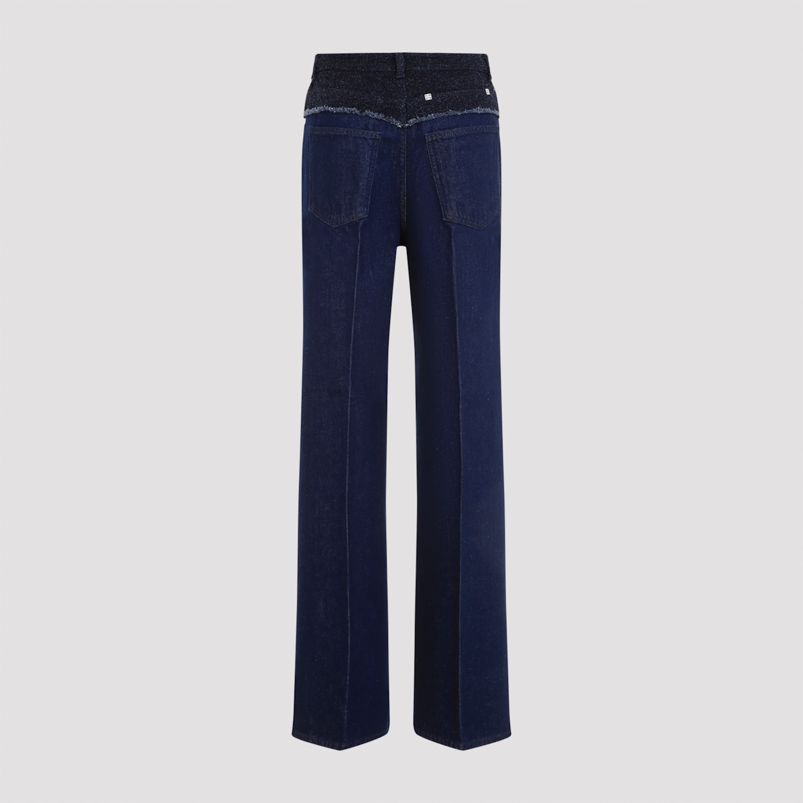 Shop Givenchy Cotton Jeans In Indigo Blue