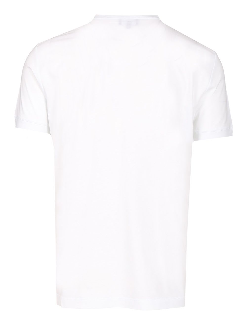 Giorgio Armani Men Cotton T-shirt In White