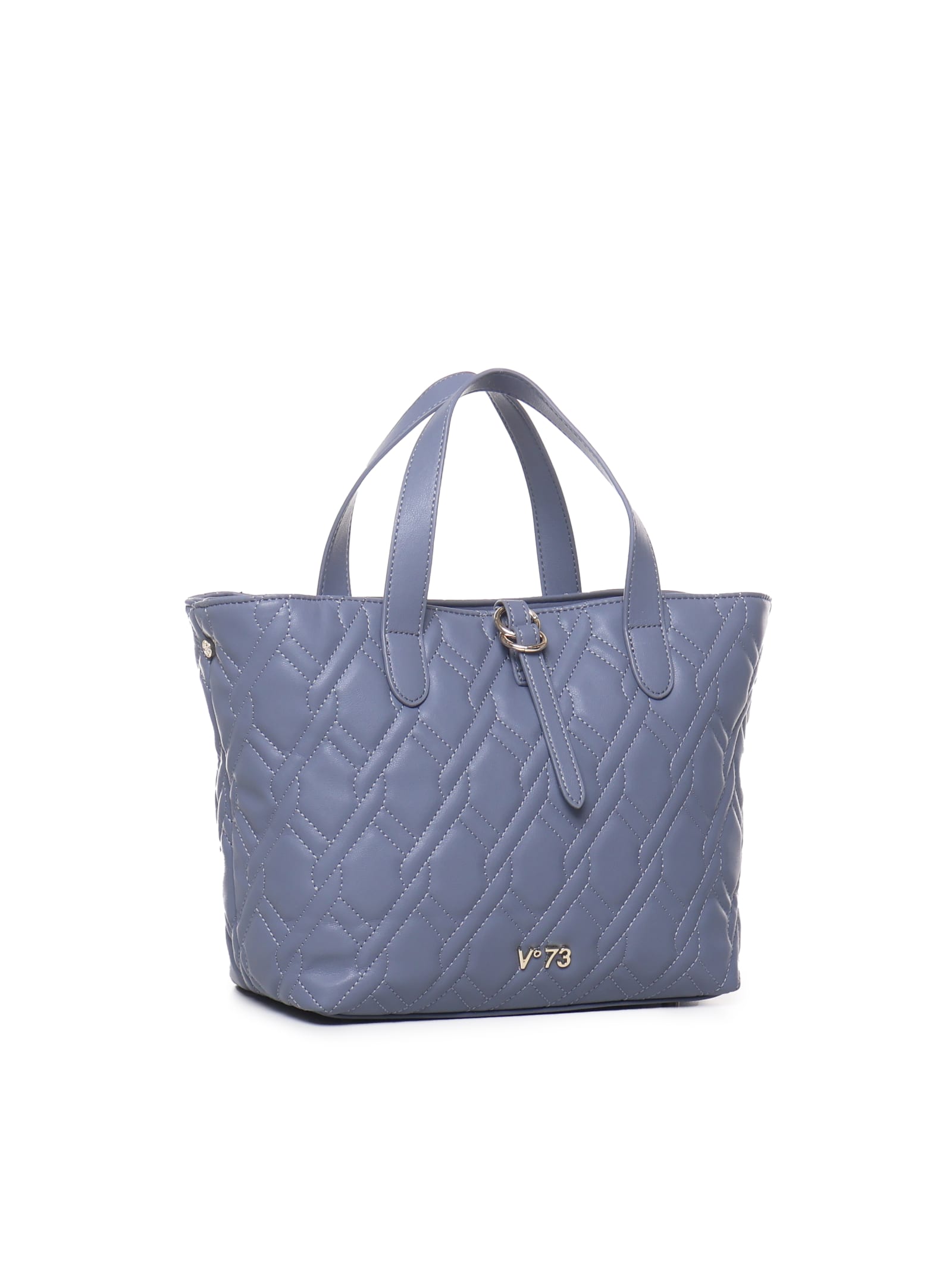 V73 Shopping Bag Ecopelle Margaret In Denim