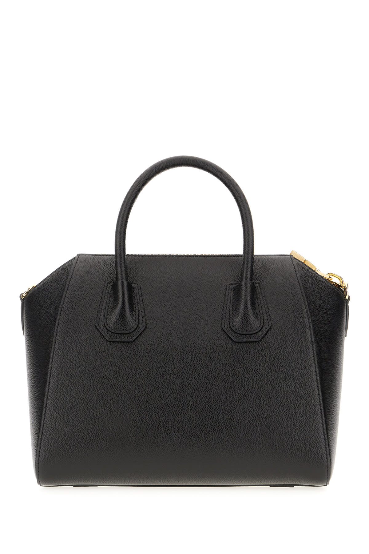 Shop Givenchy Black Leather Small Antigona Handbag