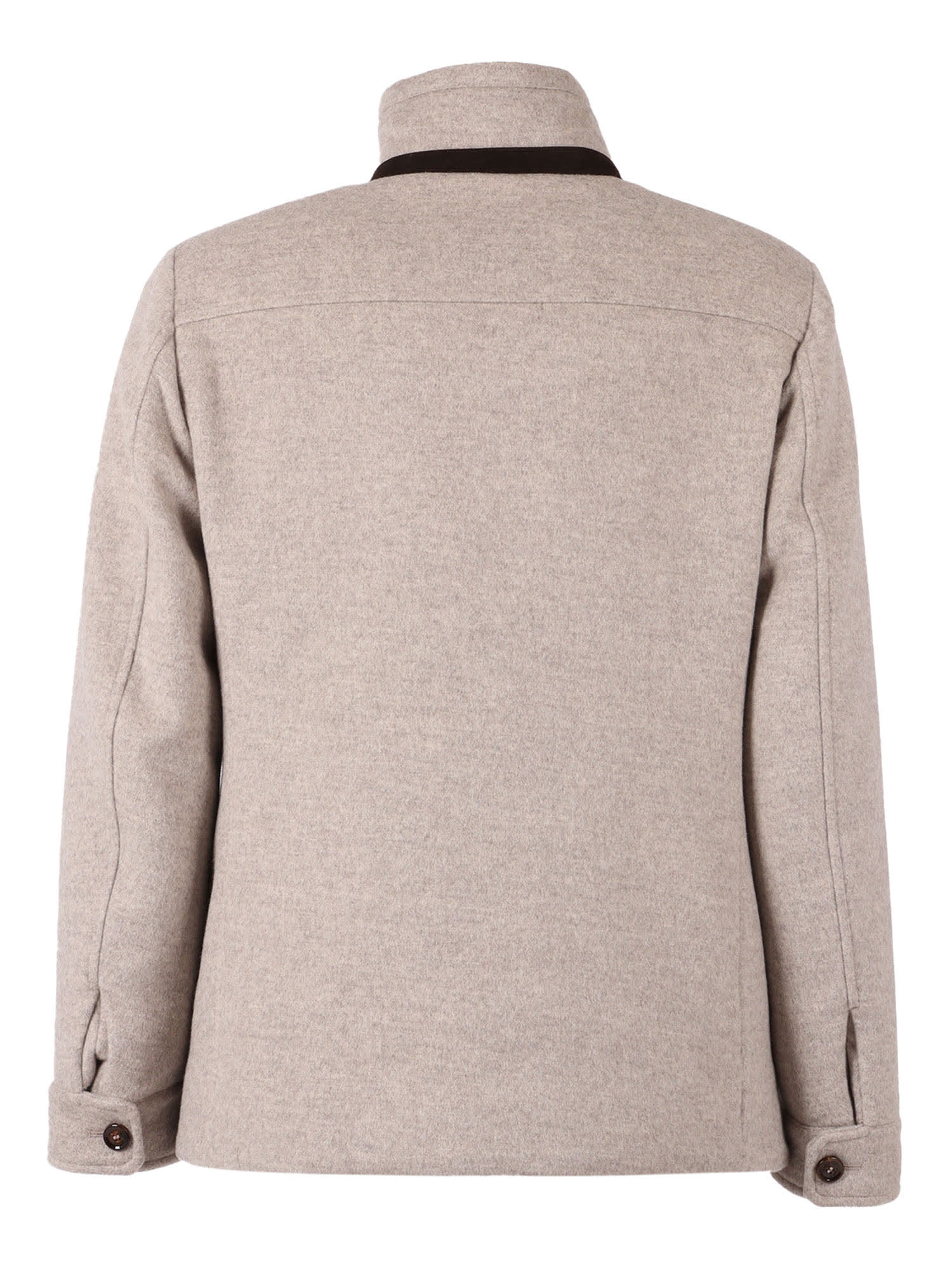 Moorer Bas-le Jacket In Gray