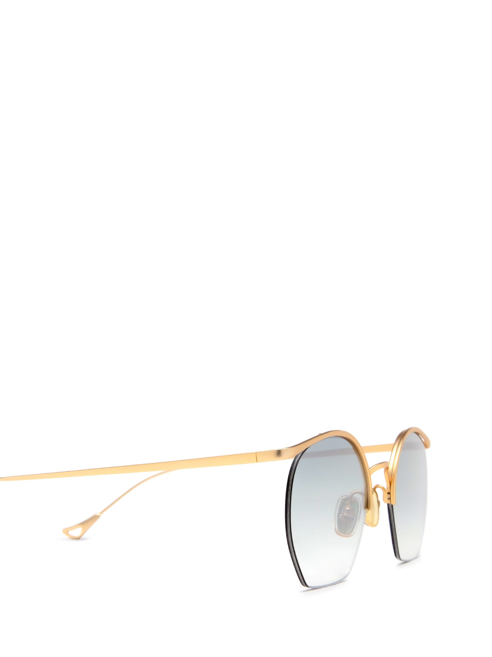 Shop Eyepetizer Tiberio Matt Gold Sunglasses