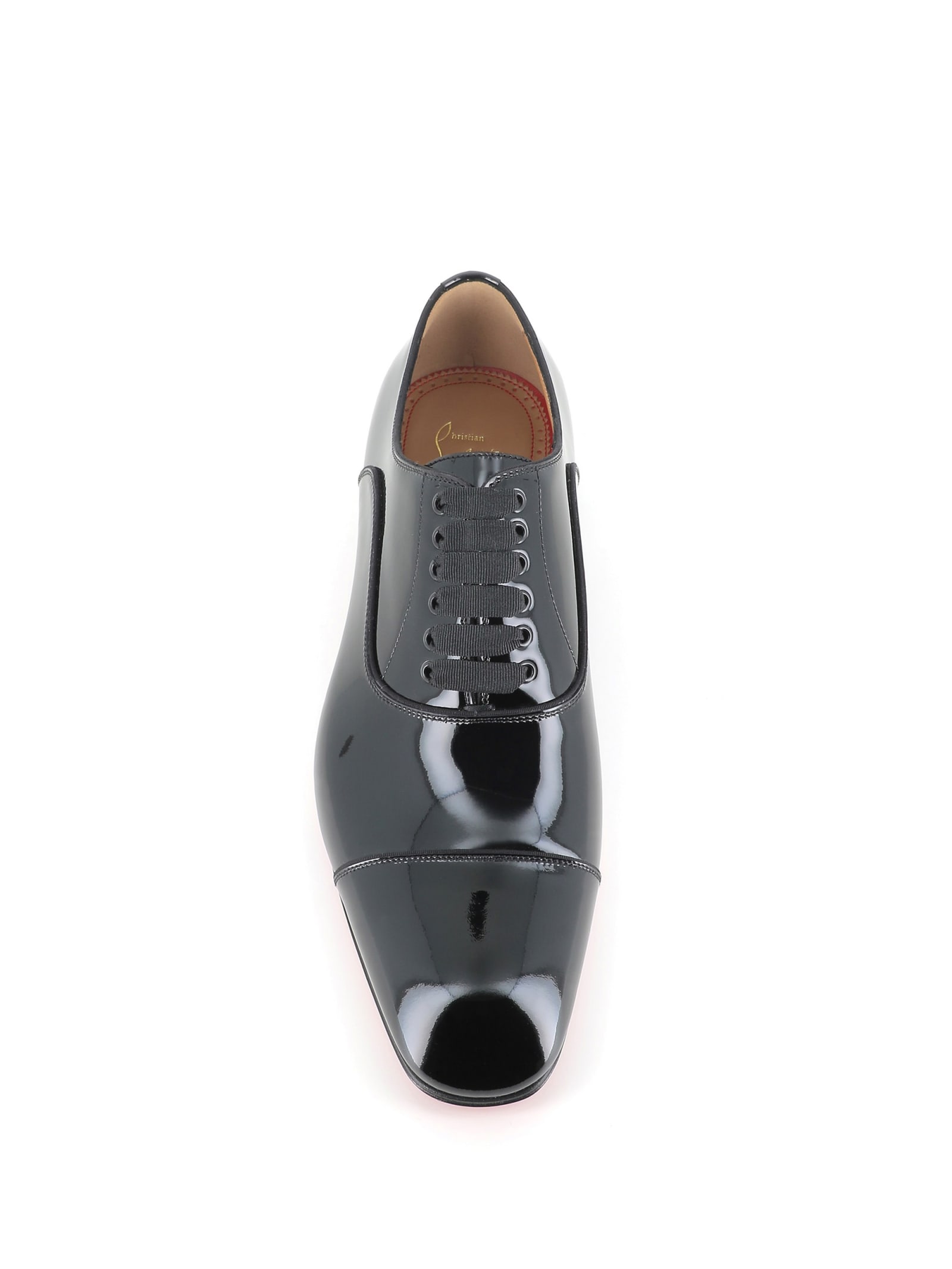 Christian Louboutin Oxford Greggo Flat In Black
