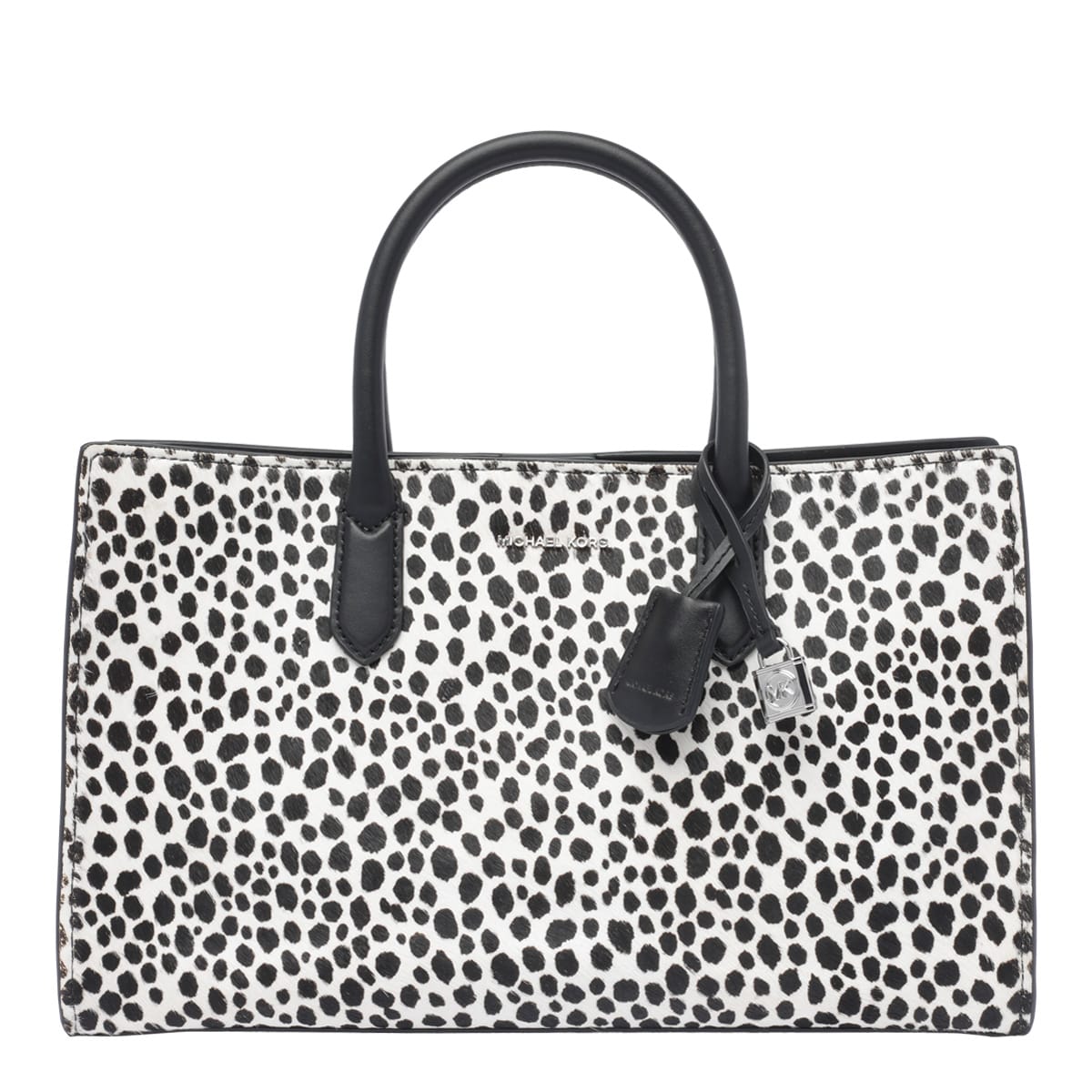 MICHAEL MICHAEL KORS CHEETAH PRINT SCARLETT MEDIUM SATCHEL BAG 