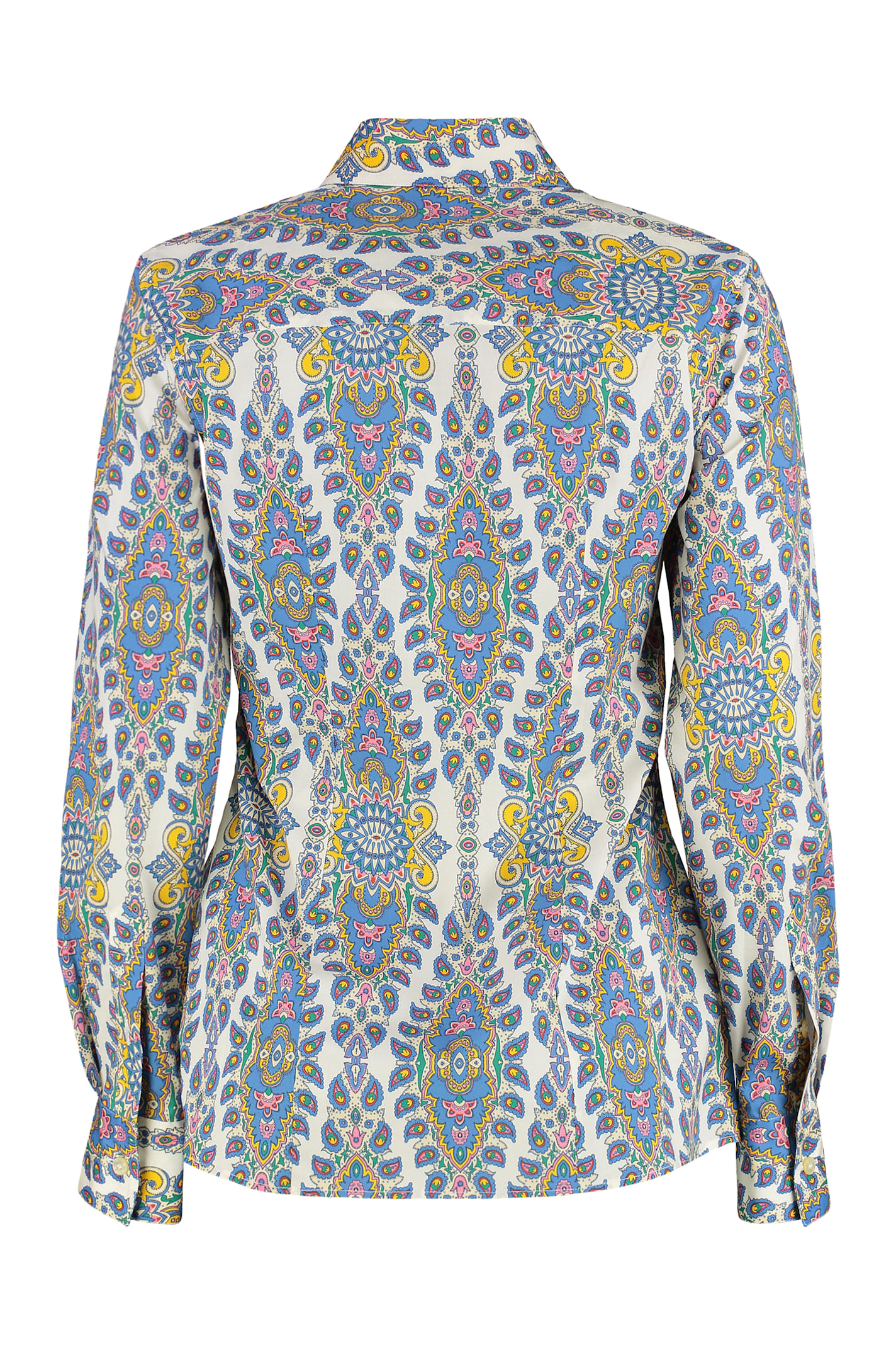 Etro Printed Stretch Poplin Shirt