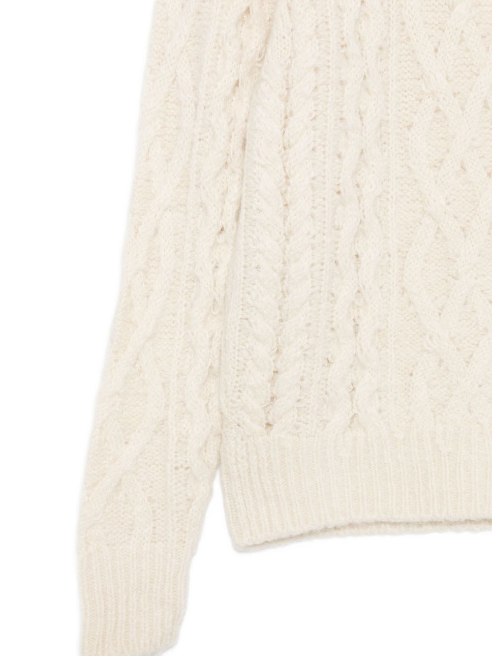 Isabel Marant Étoile Marant Etoile Cream-colored Long-sleeved Sweater In White
