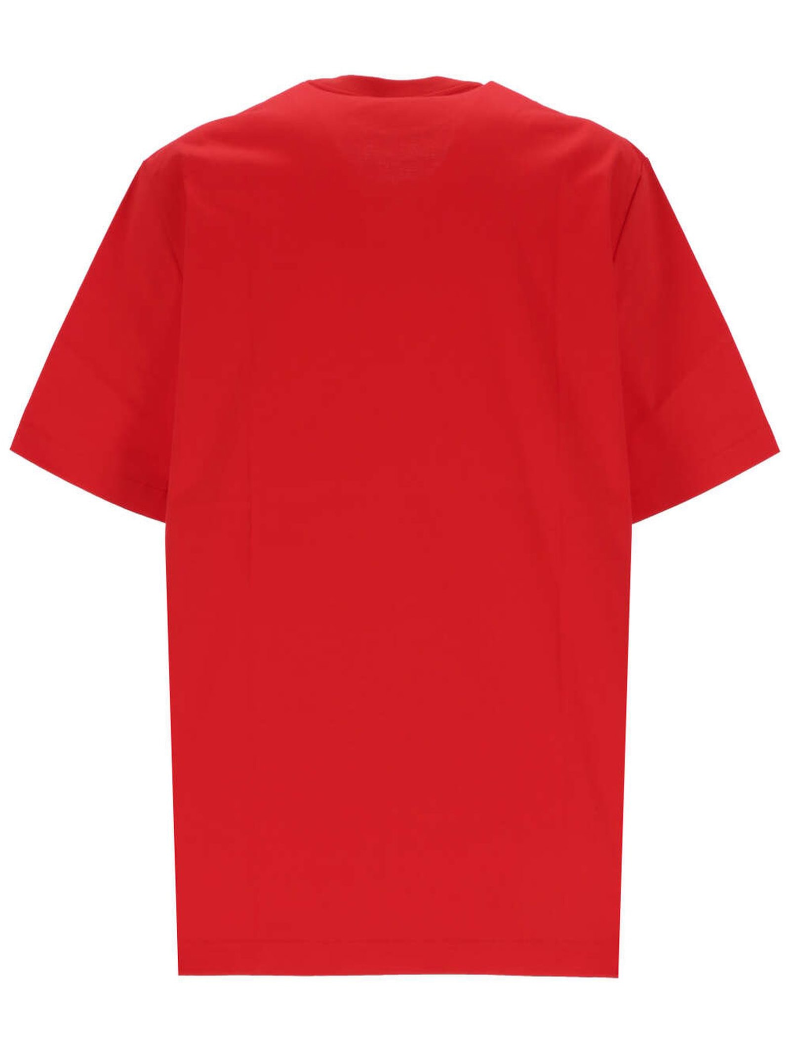 Shop Lanvin T-shirts And Polos Red