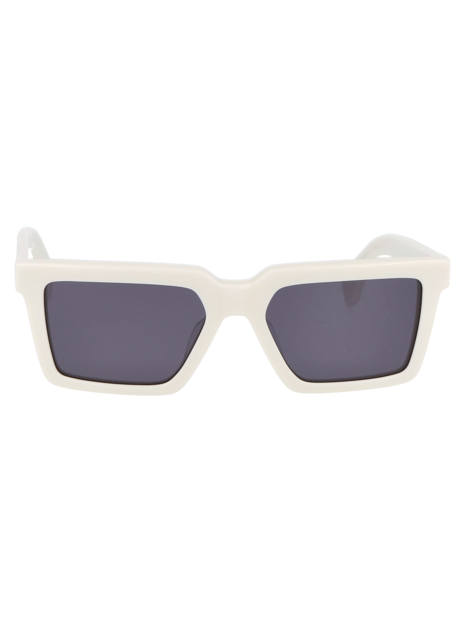 Shop Marcelo Burlon County Of Milan Paramela Sunglasses In 0107 White Dark Grey