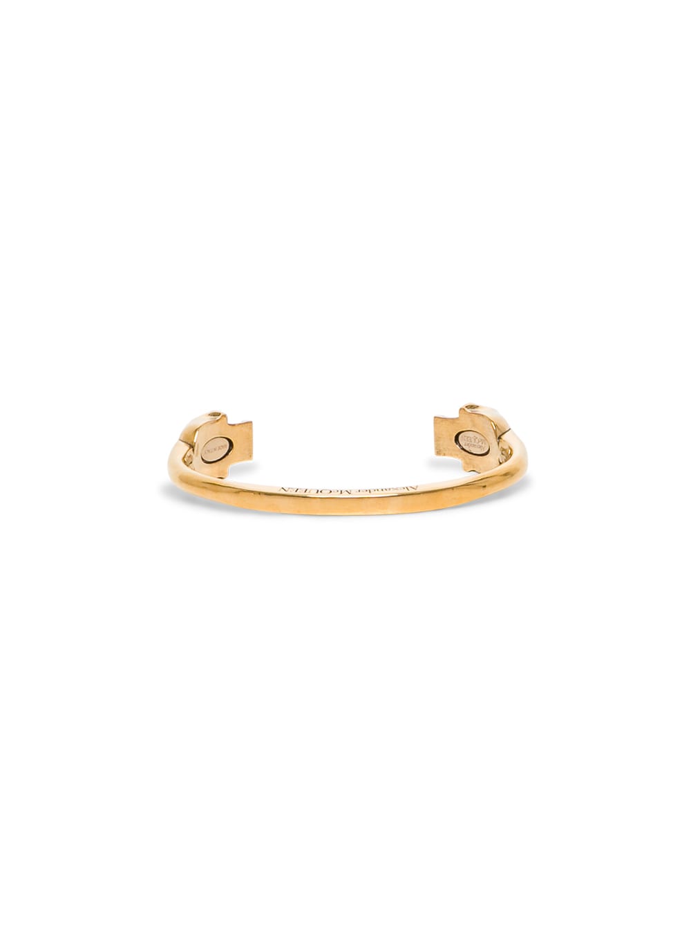 Alexander McQueen Skull Golden Brass Bracelet
