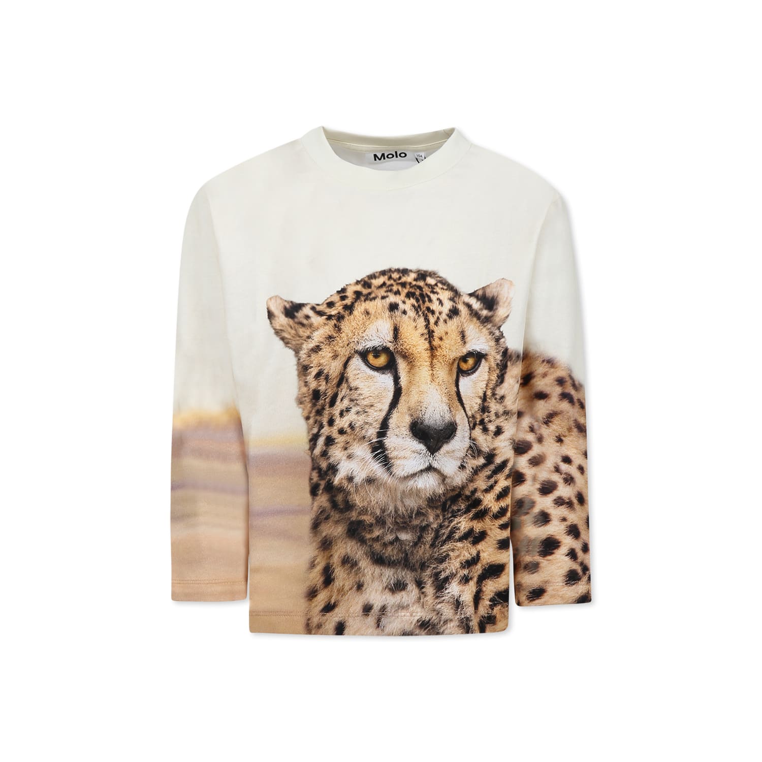 Molo Long-sleeved T-shirt In Ivory