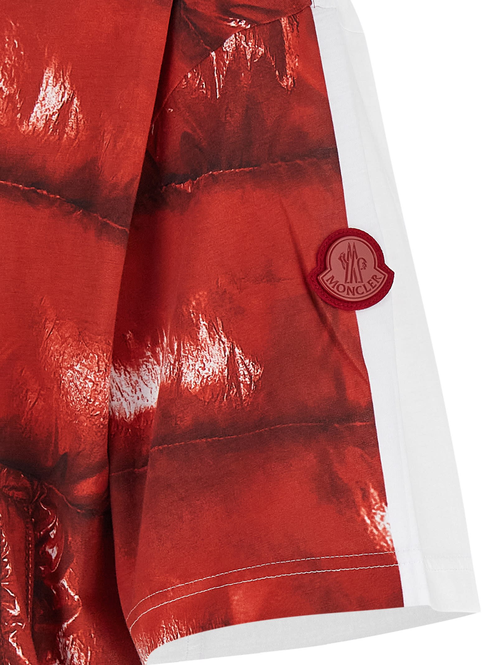 Moncler Genius Asap Rocky Collaboration Graphic T-shirt In Red