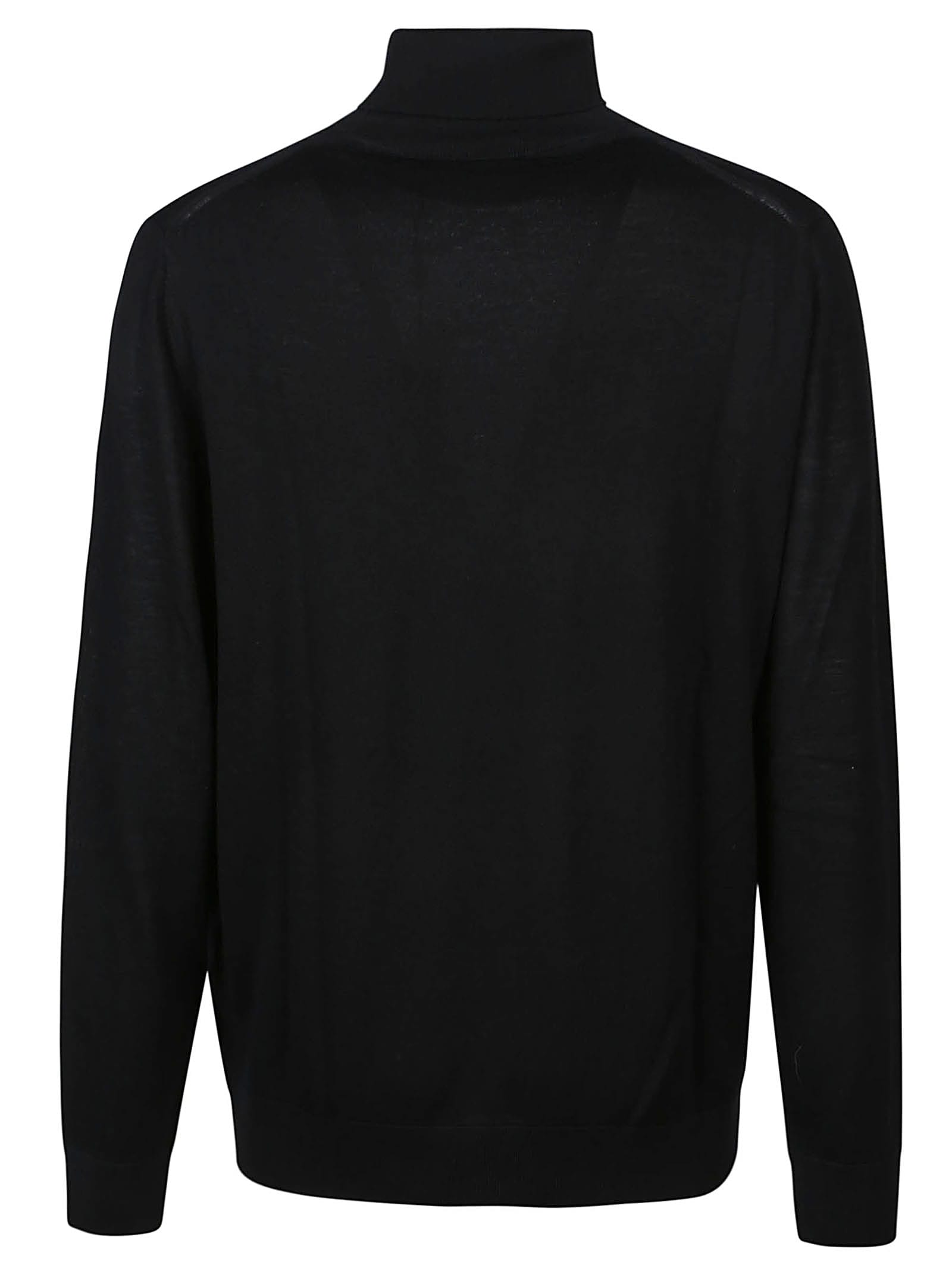 Shop Michael Kors Core Turtle Neck Sweater In Black