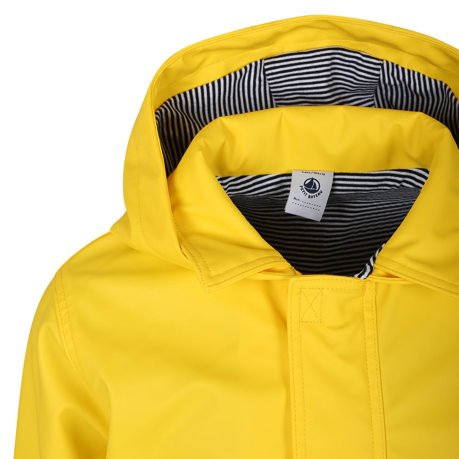 Petit Bateau Yellow Raincoat For Kids In Yellow